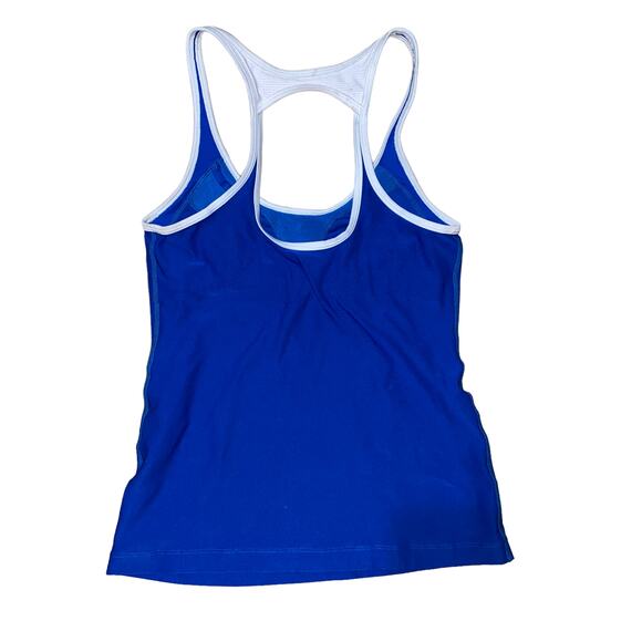 Nike Dri Fit Just Do It Spell Out logo racerback tank with built in shelf bra S - Picture 3 of 5